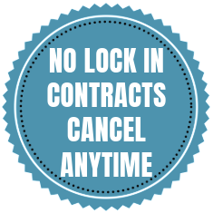 No Lock In Contracts, Cancel Anytime
